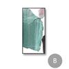 Pintura decorativa de entrada nórdica, mural vertical minimalista moderno, pintura colgante abstracta para pasillo, dormitorio y pasillo, estilo ins