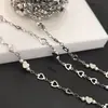 Joyería DIY Cadena Suelta Corazón Tridimensional Estrella de Cinco Puntas Cadena Retorcida Soldada Cadena Hecha a Mano Accesorios para Ropa Materiales Venta al por Mayor