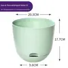Vaso de Flor Preguiçoso Automático Absorvente de Água Aimei Plástico Criativo com Armazenamento de Água Grande Hidropônico Jiboia Planta em Vaso Sem Rega