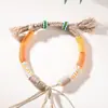 Cuerda de Mano Semi-Terminada Tejida a Mano Joyería para Cuerda de Mano Se Puede Ensartar Joyería de Mano DIY Cuerda de Mano de Cera de Abeja Dzi Pulsera Venta al por Mayor
