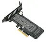 Placa de Expansão Adaptadora M.2 NVMe SSD para PCIe x4 Expansão Suporta PCIe 5.0 Ph4215