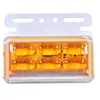 Luces de Rueda Reflectantes al Suelo de 24V para Camiones y Remolques, Luces Indicadoras de Ancho LED, Luces Laterales de Alto Brillo para Camiones Grandes