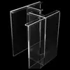 Patas de Mesa Acrílicas, Soporte en Forma de T para Mesa de Comedor, Plexiglás Cristal de Alta Transparencia, Patas Flotantes para Mesa de Café de Sala de Estar