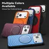 Capa de celular Apple 18 Pro compatível com fronteiras, com sucção magnética e cobertura total, também adequada para 17 Pro Max, apresentando um design 2 em 1 com espelho