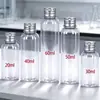 Suministrado directamente por el fabricante, botellas pequeñas con atomizador, botellas recargables portátiles, botellas vacías de viaje para cosméticos, 20-60 ml