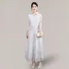 Elegante Vestido de Noche para Banquetes 2026 Nuevo Estilo Verano Adulto Encaje Sudeste Asiático Ebay Vestido Largo para Mujeres
