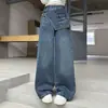Calça Flare Feminina, Novo Estilo Outono 2026, Calça de Pernas Largas da Moda para Alunas do Ensino Fundamental, Calça Reta para Meninas Mais Velhas, Roupa de Outono