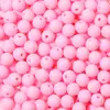 Cuentas Redondas Acrílicas de Color Sólido de 6-16 mm Material para Manualidades DIY de Niños Cuentas de Color Caramelo Cuentas Dispersas Venta al por Mayor