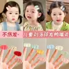 Dulces Pasadores de Lunares para Niñas, Pasadores Ovalados de Colores Dulces Estilo Coreano para Niñas, Pinzas de Pato para Flequillo de Bebé