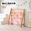 Porta-toalhas de pinho para jardim de infância, porta-toalhas de madeira maciça, porta-toalhas de madeira infantil portátil