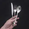 Cuchillo y Tenedor para Tripas de Pescado de Acero Inoxidable, Cuchillo y Tenedor para Bistec, Cuchara de Mesa, Cuchara y Tenedor de Postre de Hotel, Cuchara y Tenedor para Servir, Gama Completa de Vajilla Occidental