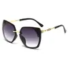 Gafas de Sol para Mujer de Moda y Tendencia con Protección UV para Exteriores, con Montura Grande que Hace que el Rostro Parezca Más Pequeño, Gafas de Sol Versátiles