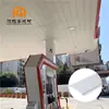 Soffito de Tira em Forma de C de Alumínio para Sistema de Forro de Tira para Engenharia de Postos de Gasolina