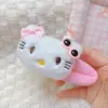 Presilha de Cabelo de Pelúcia Desenho Animado para Meninas, Presilha Grande BB para Estudantes, Presilha Fofa para Franja Lateral, Doce Acessório de Cabelo