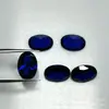 113 # Espinela Forma de Pera Llama-Zafiro Sintético, Gema Tallada Redonda Forma de Huso, Fuente de Fábrica