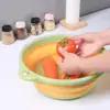 Lavabo plegable portátil engrosado para viaje Lavabo para lavar el trasero de bebés y lactantes Lavabo para pies de estudiante de dormitorio Lavabo para lavar ropa Lavabo para lavar verduras