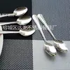 Venta al por mayor de cucharas y tenedores de acero inoxidable, cubertería, cucharitas de café, cucharitas de postre, exquisitos tenedores para postre de frutas