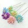 Flor de Gerbera # Lleno de Flores de Hilo # Serie de Ramos de Año Nuevo # Ramo de Flores Artificiales # Producto Terminado # Regalos