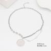 Jiexing Novo Colar de Pérolas Barroco Corrente Cubana Coração em forma de Coração Multi-camada Clavicle Chain Internet Celebridade High-end Design Sense Light Luxo