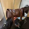 Bolso bandolera tipo baguette popular de este año para mujer 2025 Otoño Nuevo Casual Superficie Suave Moda Lujo Accesible Bolso de Hombro Cruzado