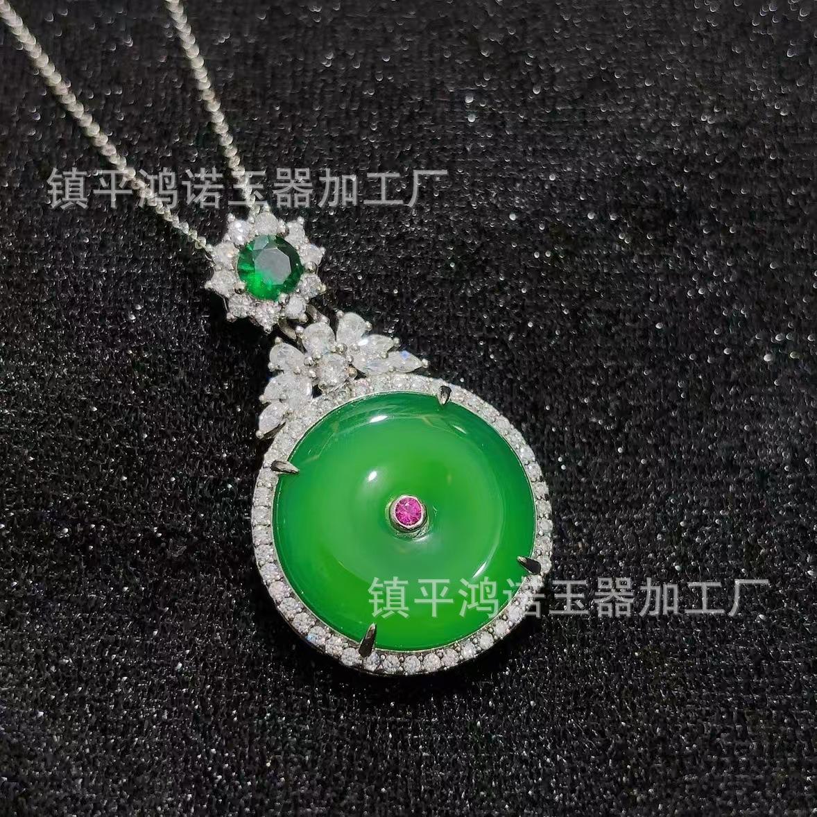 镶嵌玉髓套装