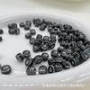 Cuentas de Barril Cerámicas Patrón Azul y Blanco de 10*7mm con Agujero Recto, Cuentas Espaciadoras para Pulseras, Collares, Aretes DIY, Accesorios para Ensartar Joyería, Cuentas Sueltas