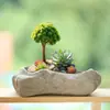 Oferta Especial con Envío Gratis: Maceta Grande para Suculentas, Maceta de Cerámica Gruesa Hecha a Mano con Flor Pellizcada, Maceta para Suculentas de Decoración para el Hogar