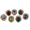 Productos Nuevos Populares Transfronterizos Europeos y Americanos Anillo de Temperamento de Moda de Gama Alta Anillo de Diamante Brillante Venta al por Menor y al por Mayor para Mujer