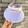 Sombreros de Sol de Verano para Niños Estilo Coreano de Copa Abierta con Ala Ancha para Niños y Niñas Sombreros de Sol con Protección UV