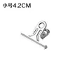 Clip Papelería Organizador Metálico Clip Acero Inoxidable Extra Grande Pequeño Clip Redondo Clip Multifuncional Clip para Boletos