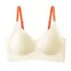 Base líquida sem costura, alça de gelatina invisível, sutiã push-up feminino de verão leve com suporte suave e bojos fixos