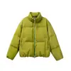 Chaqueta de Plumas con Cuello Alto Funcional para Hombre Marca Trendy de Calle Diseño con Sentido de la Moda Cremallera de Doble Cabezal Plisada Chaqueta Acolchada Ropa de Abrigo
