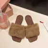 Pantuflas de Hada para Mujer para Uso en Exteriores, Algodón 2026 Estilo Francés Planas Otoño Invierno Pantuflas Peludas, Pantuflas de Felpa para el Hogar, Modelo Nuevo