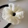 Elástico de Cabelo Renda Retro Francês Grande Intestino Rede Elegante Doce Estilo Ballet Corda de Cabelo Corda de Cabelo Acessórios de Cabelo para Mulheres