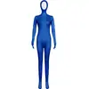 Amazon Naranja Traje Completo para Hombre y Mujer con Apertura Facial y Manos Disfraz para Escenario Zentai Traje Ajustado de Color Sólido