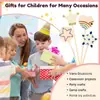 Manualidades infantiles transfronterizas en madera DIY varita de hadas varita mágica varita de princesa de Navidad rompecabezas dibujo a mano virutas de madera