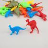Dinossauro Mini de Plástico Macio Pequeno Modelo de Dinossauro Simulado Cor Sólida Acessórios para Máquina de Gashapon Arqueológico Transfronteiriço