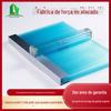 Telhado de dossel de estrutura multicamada anti-infravermelho isolamento térmico prevenção de infiltração de água transparente em forma de U fechadura Placa solar
