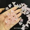 12*15mm Flor de Lirio Luminosa Brillante Pulsera de Cuentas DIY Llavero Pegamento Cremoso Accesorios de Cuentas Hechos a Mano