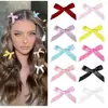 Pinza para el Cabello Mini Lazo de 4 cm Estilo Ballet Pinza Trenzada de Cinta Yk2 Dulce y Linda Pinza de Pico de Pato Accesorios para el Cabello al por Mayor