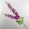 Flor artificial, delphinium individual, gloria de la mañana, flor falsa, decoración del hogar, arreglo floral, flor de boda, flor de seda, jacinto