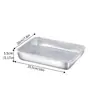 Plato para Toallas Espesado de Acero Inoxidable con Tapa Plato para Tiramisú Plato para Cocina Fría Plato Cuadrado Plato para Arroz Caja para Conservar Frescura Plato para Preparación de Alimentos
