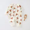 Ropa de Mariposa de Manga Larga para Primavera y Otoño, Ropa de Monje, Ropa de Gateo de Verano para Niños, Ropa de Algodón Puro para Bebé Recién Nacido de Otoño