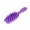Peine Masajeador de Champú de Silicona Espesa con Dientes Grandes Cónicos, Herramienta Diaria para Lavar el Cabello, Especializado para la Limpieza del Cuero Cabelludo y el Cuidado del Cabello