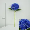 Hortensia de tamaño mediano con un tacto suave y realista, perfecta para la decoración de escenas de boda, disponible en Amazon para ventas transfronterizas
