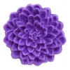Flores Coloridas Adesivos de Borracha Macia 3D Decorações Planas para Capas de Celular Papelaria Acessórios de PVC 3D Acessórios para Joias DIY