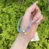 Pulsera Aguamarina Cristal Rosa Tulipán Cristal Natural Calabaza Regalo Mejor Amiga Pulsera Oficina de Circulación de Hangzhou