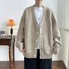 Suéter Nuevo Suéter para Hombre Ropa Exterior Estilo Coreano Estilo Holgazán Cárdigan para Pareja Abrigo Suéter Holgado Moda Otoño e Invierno