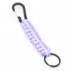Llavero de Supervivencia al Aire Libre Llavero Trenzado de Paracord Anillo Llavero Colgante de Paracord Llavero de Paracord