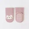 Calcetines de piso para bebé Clase A primavera y otoño calcetines de algodón para interior a prueba de frío calcetines de dibujos animados antideslizantes para niños calcetines para bebé otoño e invierno
